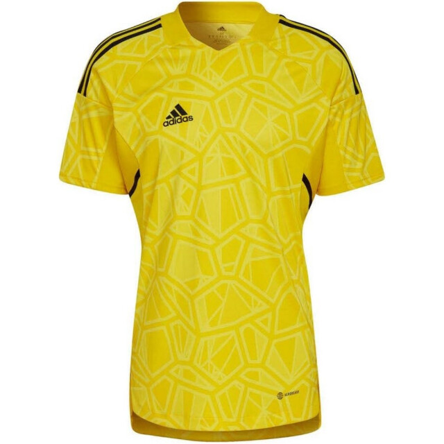 Adidas Heren condivo 22 keepershirt met korte mouwen UTPP832_yellow large