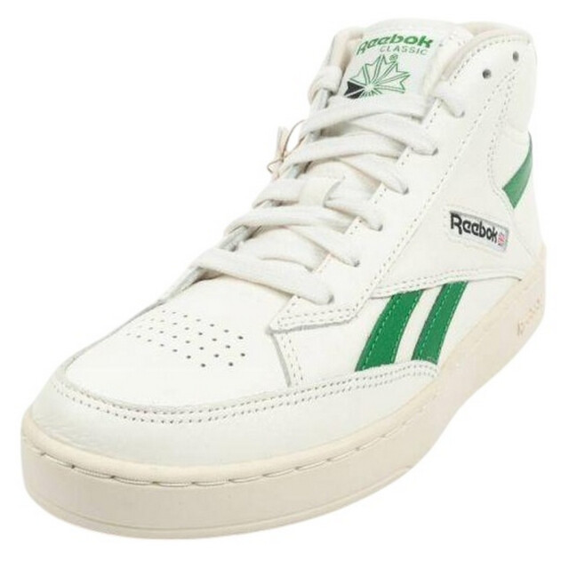 Reebok Heren club form hi leren trainers UTPP6991_white large