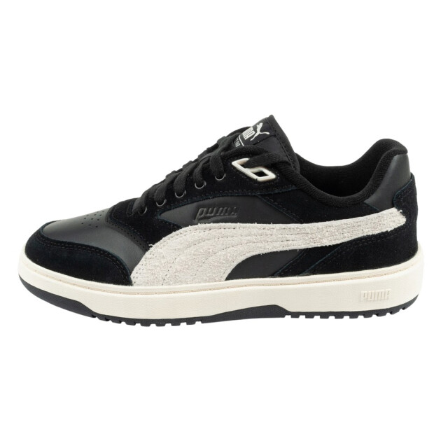 Puma Dames court dubbel leren trainers UTPP6934_black large