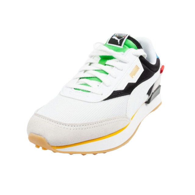 Puma Dames future rider leren trainers UTPP6798_white large