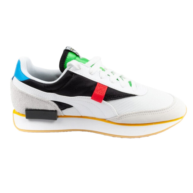 Puma Dames future rider leren trainers UTPP6798_white large