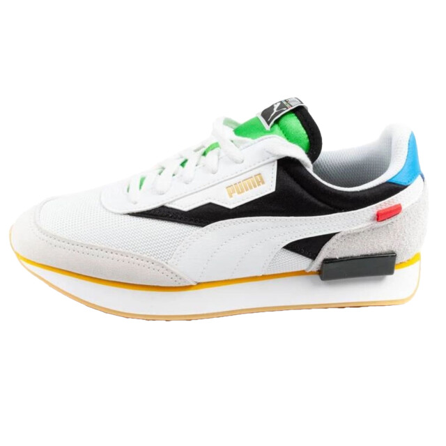 Puma Dames future rider leren trainers UTPP6798_white large