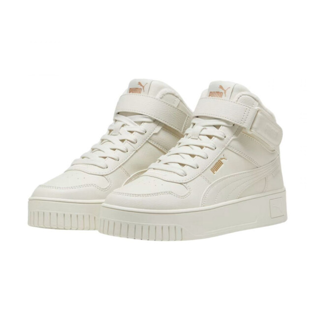 Puma Dames carina street mid cut trainers UTPP6527_cream large