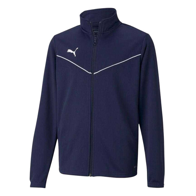 Puma Teamrise polyester trainingsjas voor kinderen/kinderen UTPP6584_navyblue large