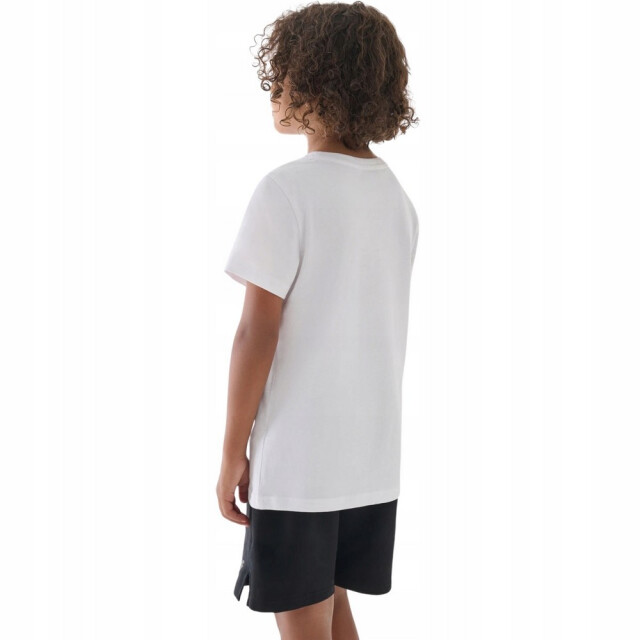4F Jongens jwaw24tapsm022 set t-shirt & korte broek UTPP6661_whiteblackblue large