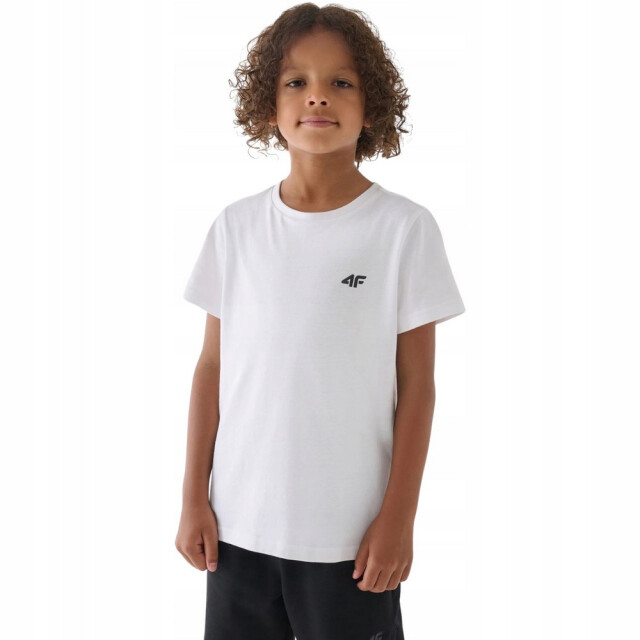 4F Jongens jwaw24tapsm022 set t-shirt & korte broek UTPP6661_whiteblackblue large