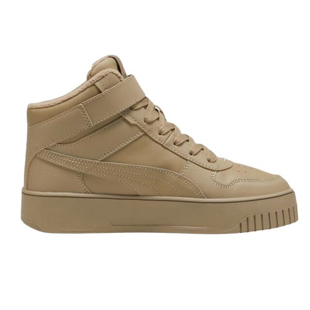 Puma Dames carina street mid cut trainers UTPP6527_beige large