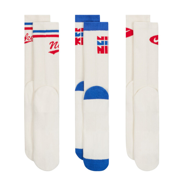 Nike Uniseks everyday plus sokken voor volwassenen (pak van 3) UTPP6492_white large