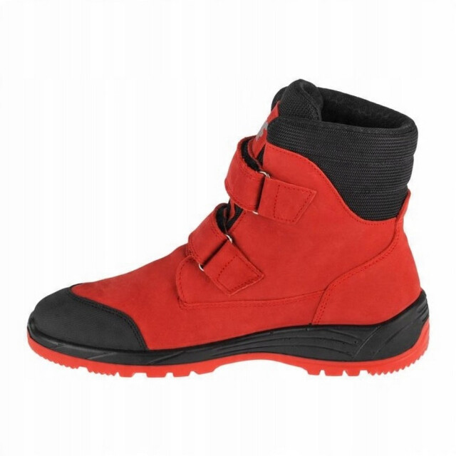 4F Kinderen/kinderen hjz21 nubuck trekking trainers UTPP6437_blackred large