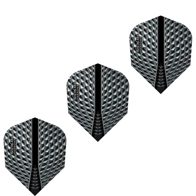 Harrows Silica dart vluchten (set van 3) UTPP6379_blacksilver large
