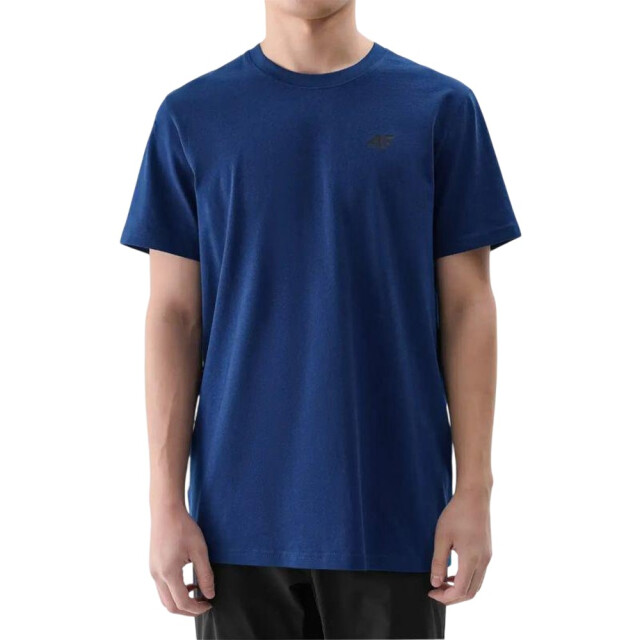 4F Effen normaal t-shirt heren UTPP6445_navyblue large