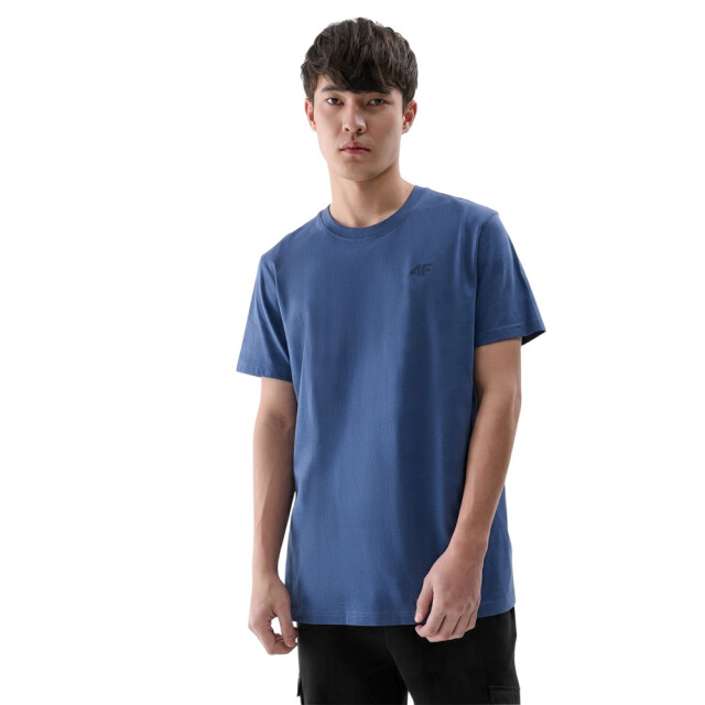 4F Effen normaal t-shirt heren UTPP6445_blue large