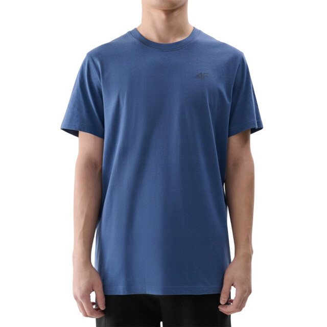 4F Effen normaal t-shirt heren UTPP6445_blue large
