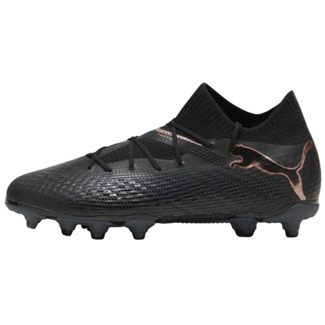 Puma Kinder/kids future 7 pro fg/ag voetbalschoenen UTPP6419_black large