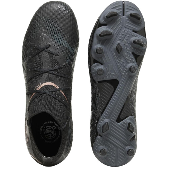 Puma Kinder/kids future 7 pro fg/ag voetbalschoenen UTPP6419_black large