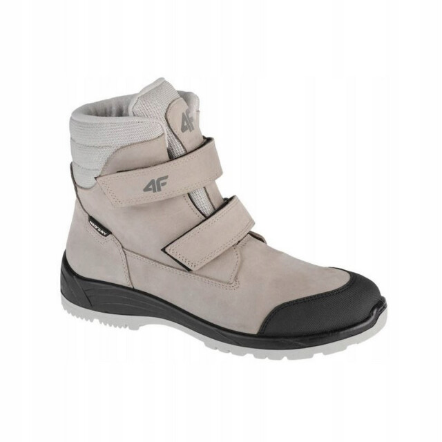 4F Kinderen/kinderen hjz21 nubuck trekking trainers UTPP6437_greyblack large