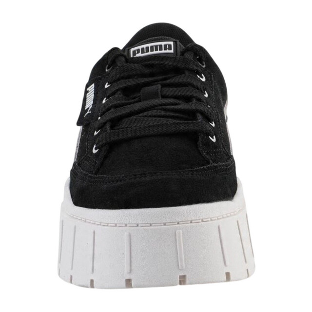 Puma Dames mayze stack dc5 leren trainers UTPP6292_white large