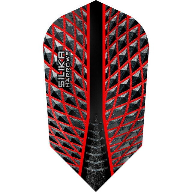 Harrows Silica dart vluchten (set van 3) UTPP6378_blackred large
