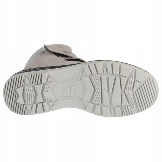 4F Kinderen/kinderen hjz21 nubuck trekking trainers UTPP6437_greyblack large