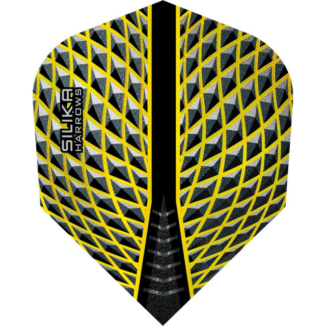 Harrows Silica dart vluchten (set van 3) UTPP6379_blackyellow large