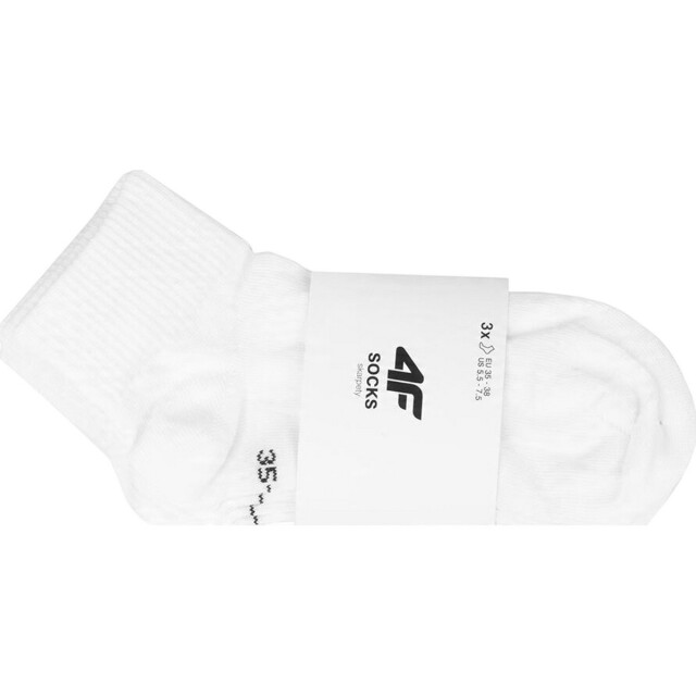 4F Dames logo crew sokken (set van 3) UTPP6300_white large