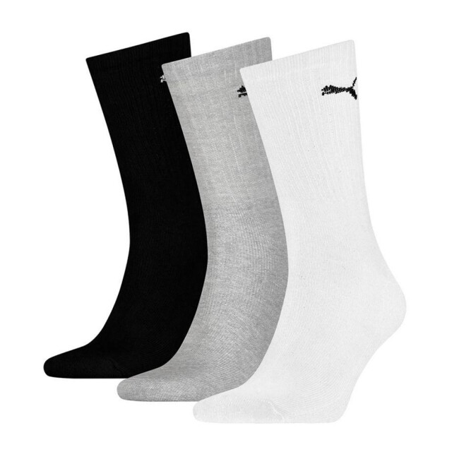 Puma Unisex sportsokken voor volwassenen (pak van 3) UTPP632_whiteblackgrey large