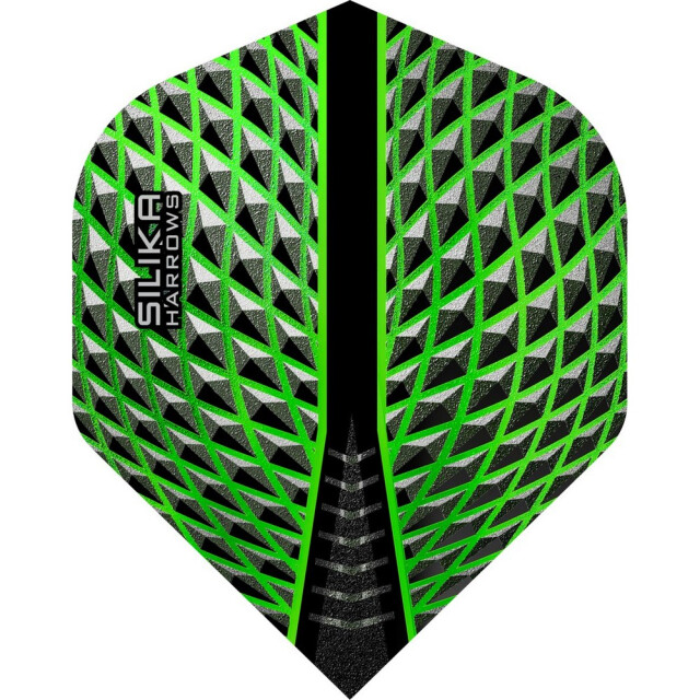 Harrows Silica dart vluchten (set van 3) UTPP6379_blackgreen large