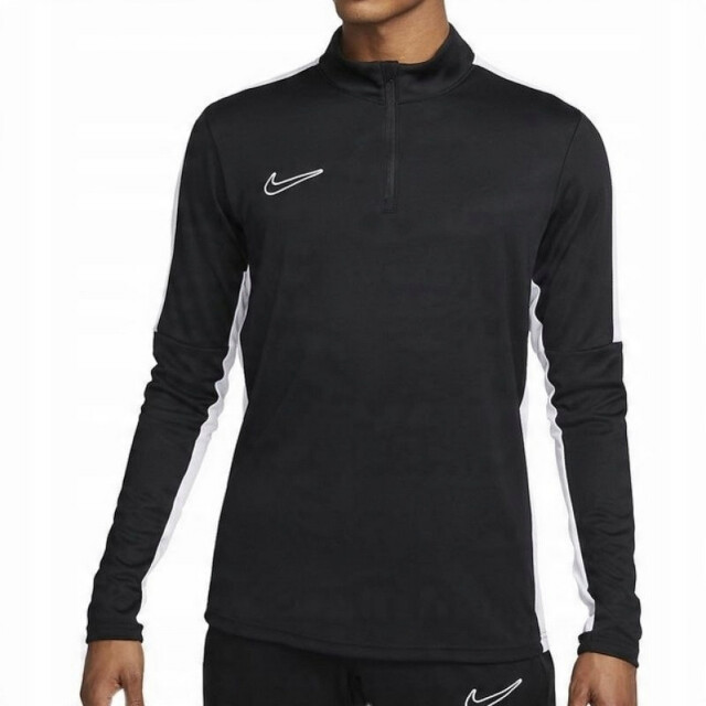 Nike Heren academy 23 sweatshirt met quarter zip UTPP6247_blackwhite large