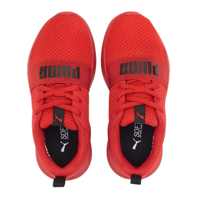 Puma Bedrade hardlooptrainers voor kinderen UTPP6220_red large