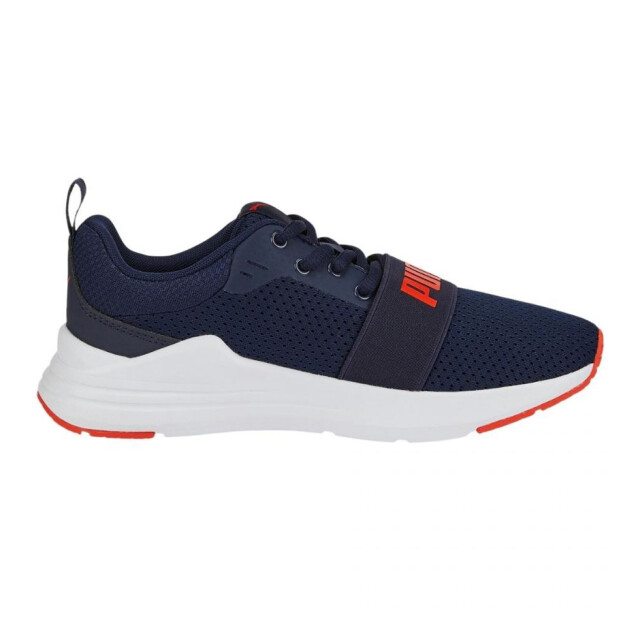 Puma Bedrade hardlooptrainers voor kinderen UTPP6000_navybluewhite large