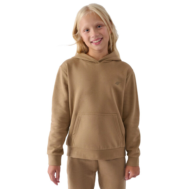 4F Kinderen/kids f1316 pull over hoodie UTPP602_brown large