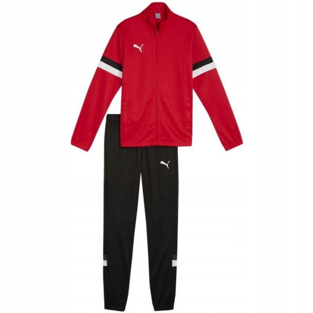 Puma Kinderen/kinderen team rise trainingspak UTPP5885_blackred large