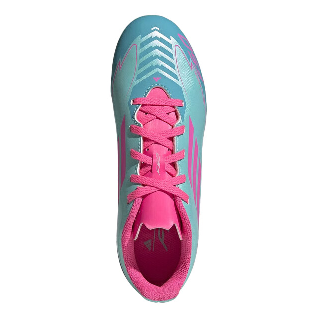 Adidas F50 club messi stevige grond voetbalschoenen voor kinderen/kinderen UTPP5928_bluepink large