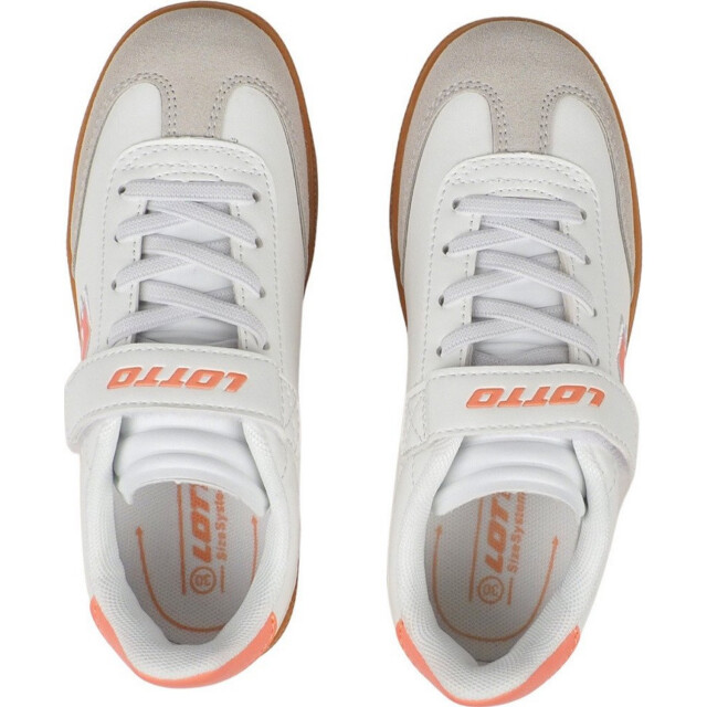 Lotto Kinderen/kinderen vintal mf trainers UTPP5903_whitepapaya large