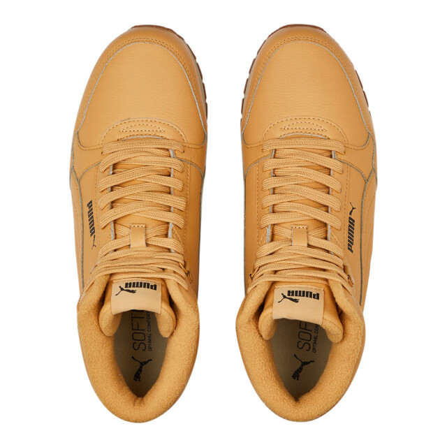 Puma Heren st runner v3 leather mid cut trainers UTPP5873_brown large