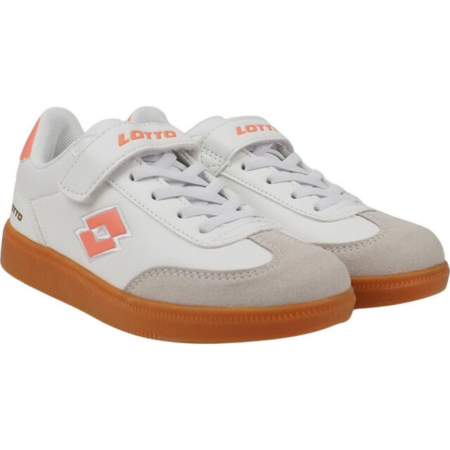 Lotto Kinderen/kinderen vintal mf trainers UTPP5903_whitepapaya large