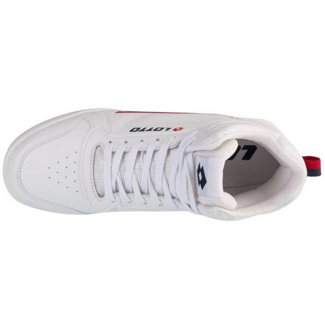 Lotto Heren nandu synthetisch leer mid cut trainers UTPP5793_white large