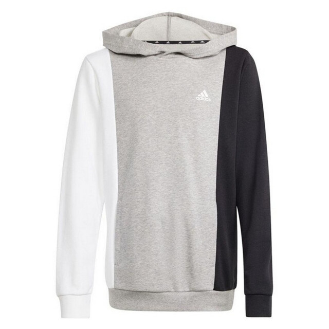 Adidas Kinderen/kinderen hoodie UTPP5751_whiteblackgrey large