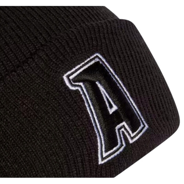 Adidas Var geborduurd logo opgedraaide manchet beanie UTPP5744_black large