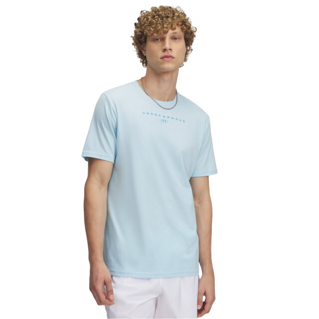 Under Armour Heren t-shirt met korte mouwen en gestapeld logo UTPP5568_blue large