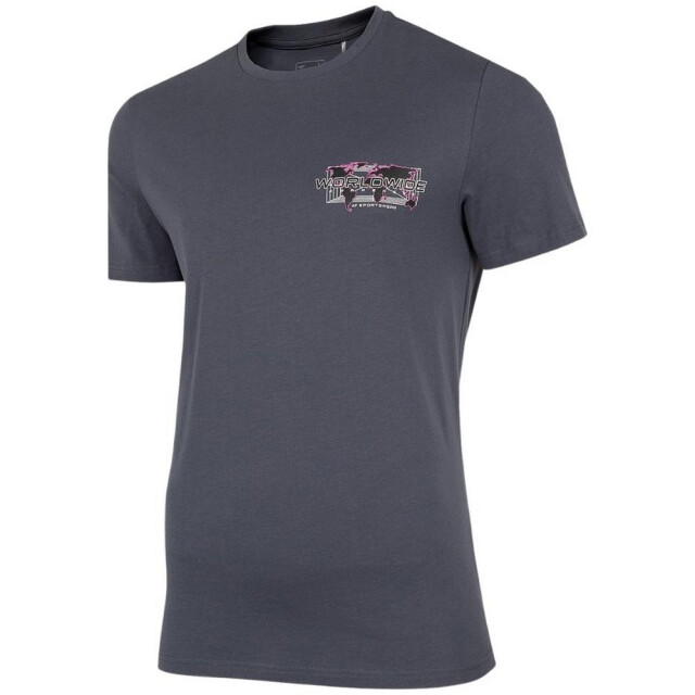 4F Heren biologisch katoenen t-shirt UTPP543_graphite large