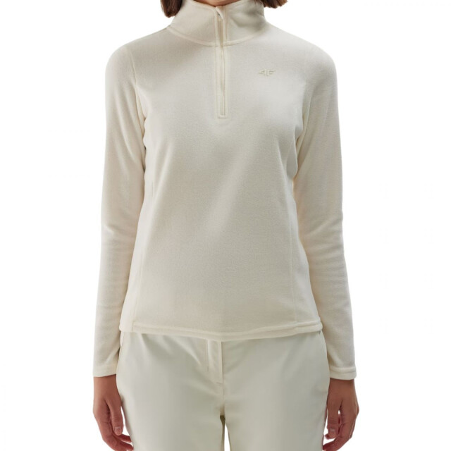 4F Dames waw24uflef048 fleece thermisch sweatshirt UTPP5573_white large