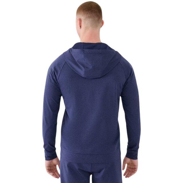4F Heren wss25tfswm512 hoodie met volledige rits UTPP5413_navyblue large