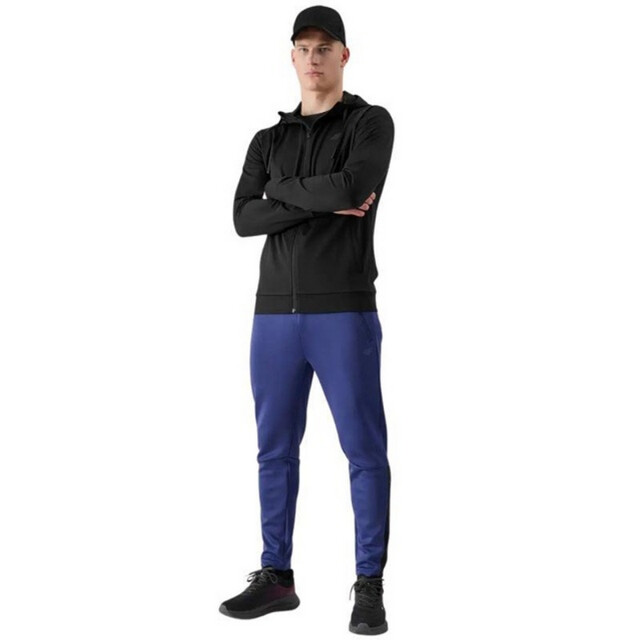 4F Heren wss25tfswm512 hoodie met volledige rits UTPP5413_black large