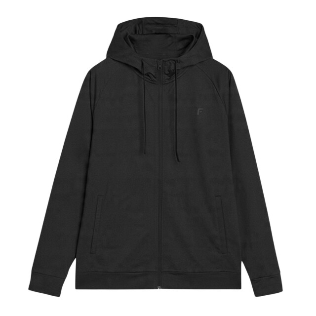 4F Heren wss25tfswm512 hoodie met volledige rits UTPP5413_black large