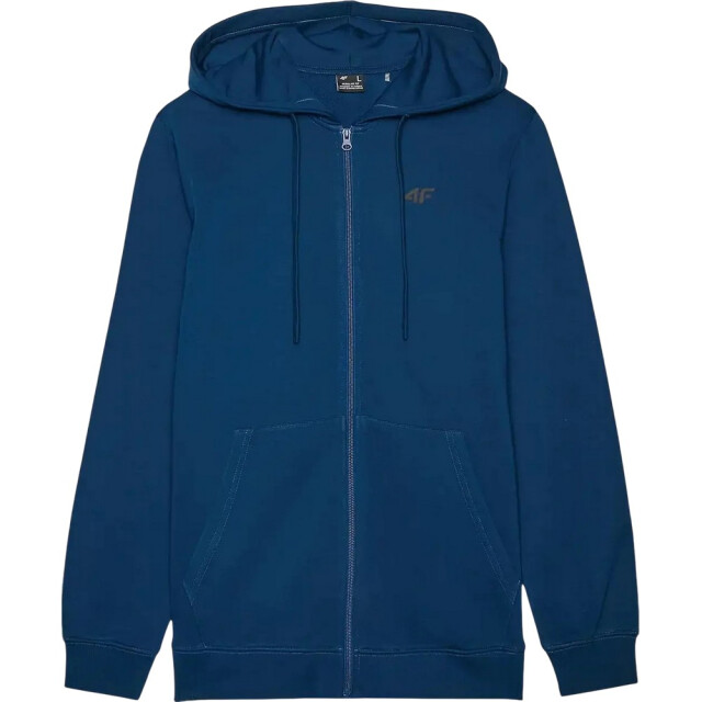 4F Heren wmm00tswsm1768 hoodie met volledige rits UTPP5405_bluegreen large