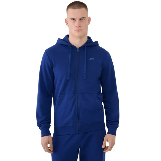 4F Heren wmm00tswsm1768 hoodie met volledige rits UTPP5405_navyblue large