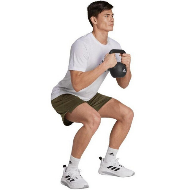 Adidas Heren train essentials seizoensgebonden grafisch t-shirt UTPP5486_white large