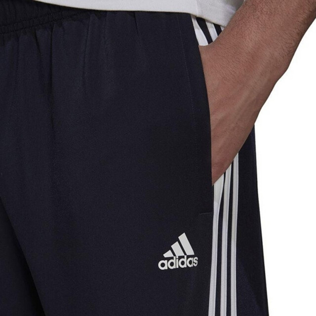 Adidas Heren essentials primegreen 3 strepen warm up joggingbroek UTPP5490_navyblue large