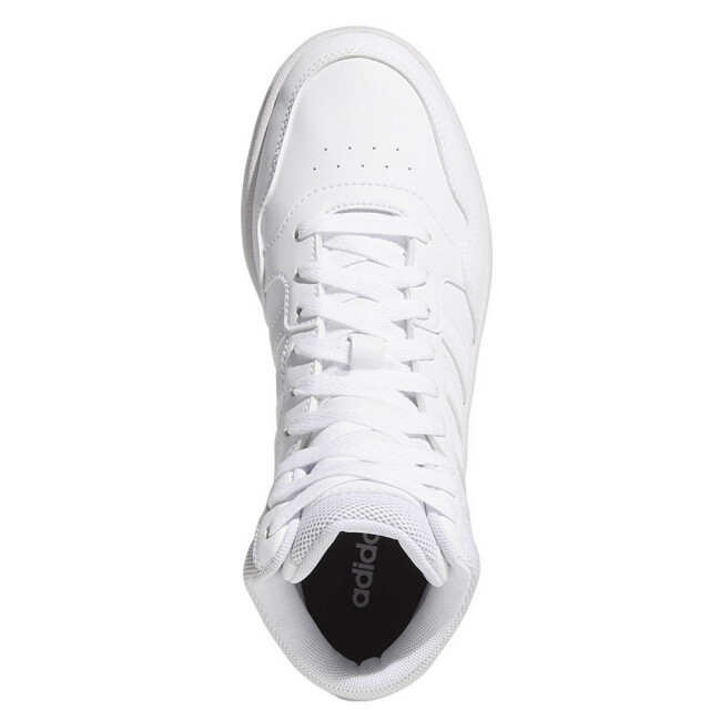 Adidas Dames hoops 3.0 ecologisch leren mid cut trainers UTPP5316_white large